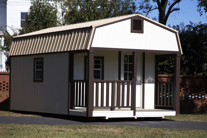 Shed with Front Porch